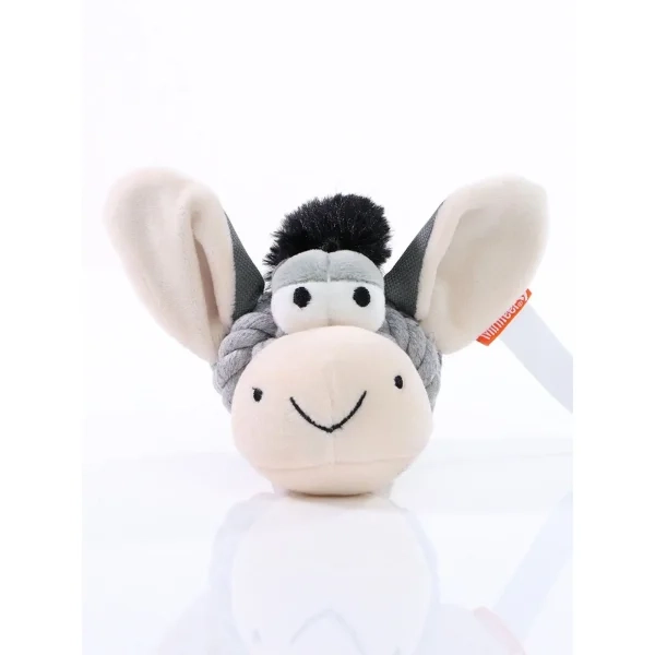 Dog toy knotted animal donkey
