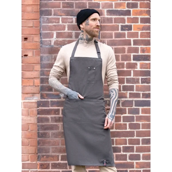 Immagine Grembiule con pettorina stile denim ROCK CHEF®-Stage2