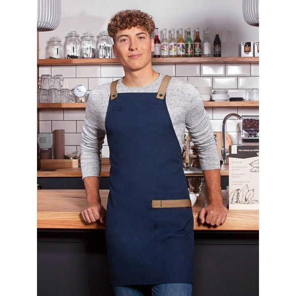 Immagine Bib Apron With Crossed Ribbons