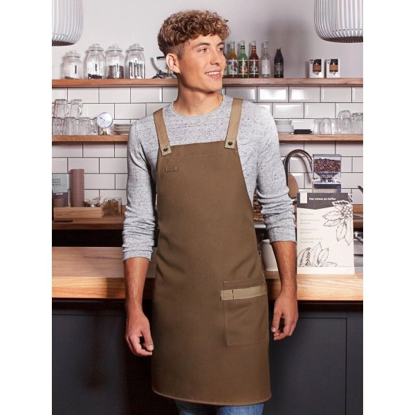 Immagine Bib Apron With Crossed Ribbons