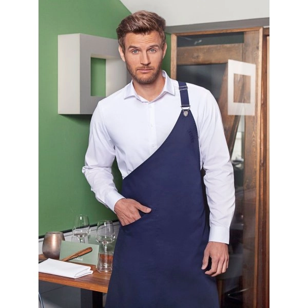 Immagine Asymmetrical Bib Apron with Pocket