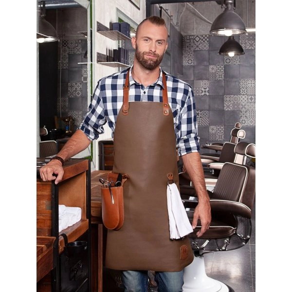 Immagine Leather Bib Apron
