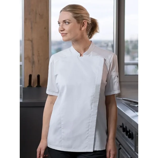 Short-Sleeve Ladies’ Chef Jacket Modern-Look