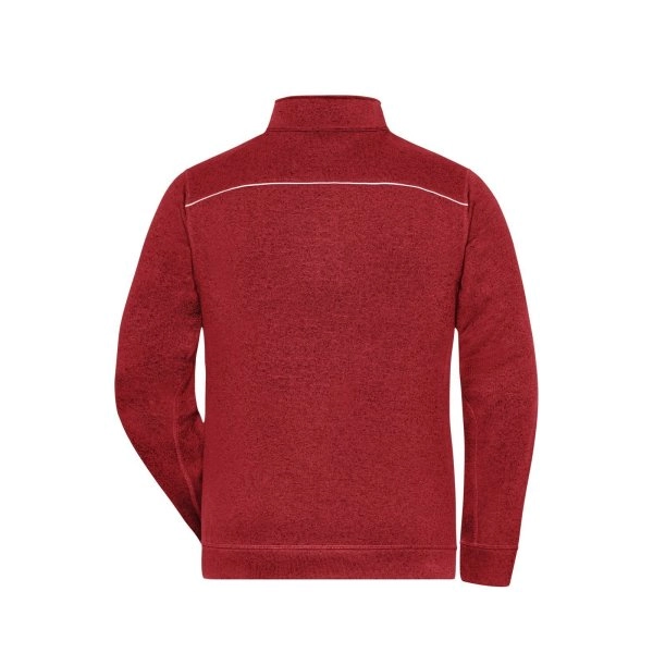 Immagine Men's Knitted Workwear Fleece Jacket - Solid