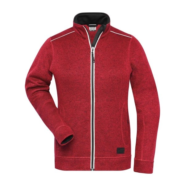Immagine Ladies' Knitted Workwear Fleece Jacket - Solid