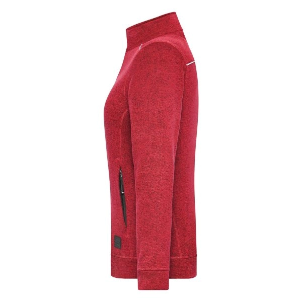 Immagine Ladies' Knitted Workwear Fleece Jacket - Solid