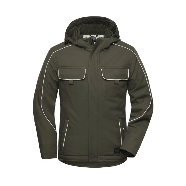 Immagine Workwear Softshell Padded Jacket - Solid