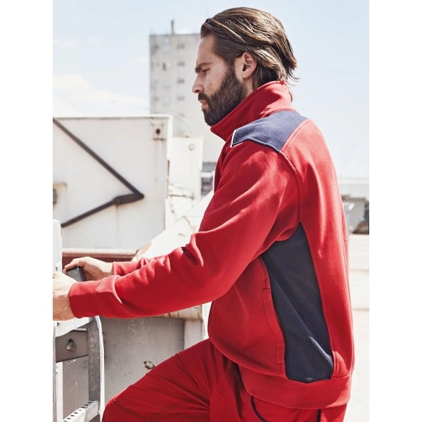 Immagine Men's Workwear Sweat Jacket - Color
