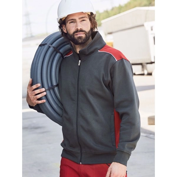 Immagine Men's Workwear Sweat Jacket - Color