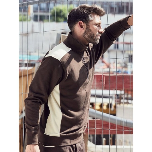 Immagine Workwear Half-Zip Sweat - Color