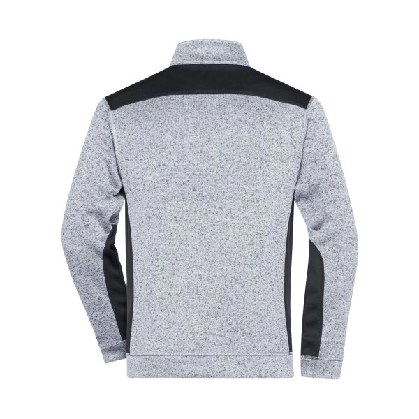 Immagine Men's Knitted Workwear Fleece Half-Zip - Strong
