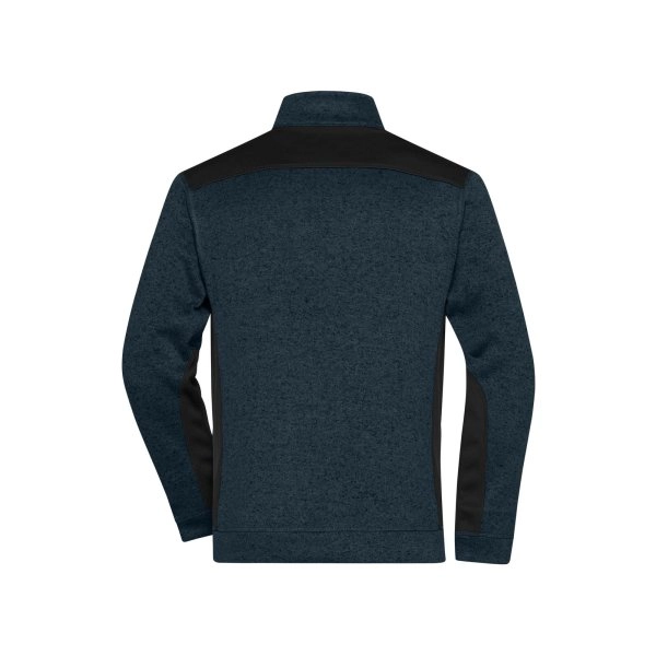 Immagine Men's Knitted Workwear Fleece Half-Zip - Strong