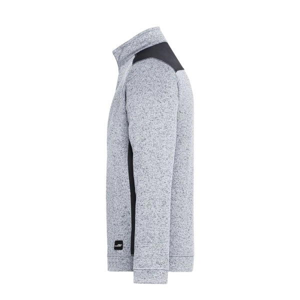 Immagine Men's Knitted Workwear Fleece Half-Zip - Strong
