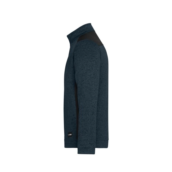 Immagine Men's Knitted Workwear Fleece Half-Zip - Strong
