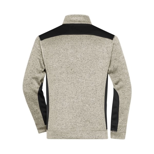 Immagine Men's Knitted Workwear Fleece Half-Zip - Strong