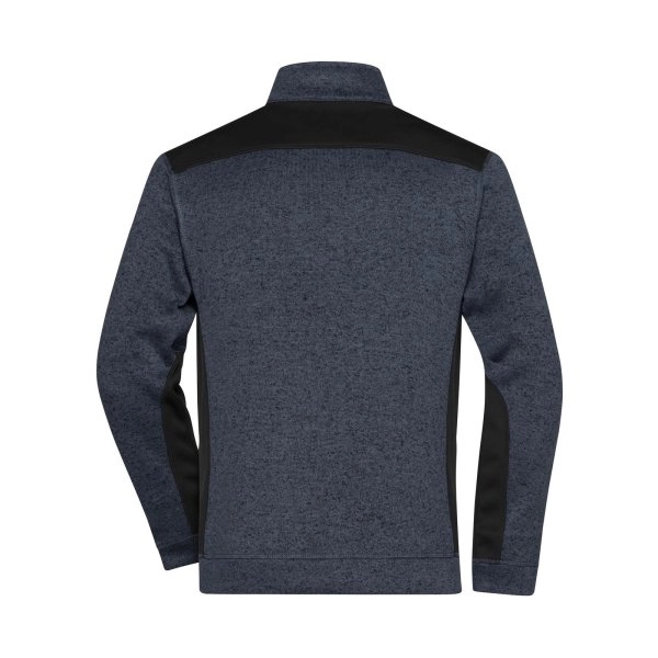 Immagine Men's Knitted Workwear Fleece Half-Zip - Strong