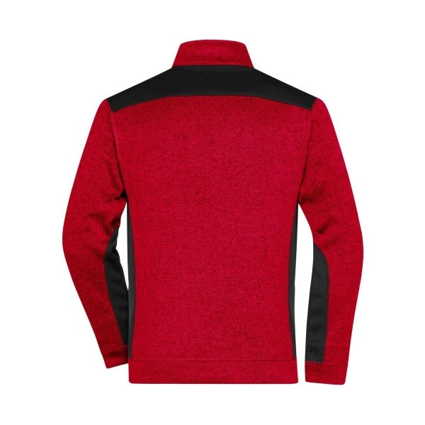 Immagine Men's Knitted Workwear Fleece Half-Zip - Strong