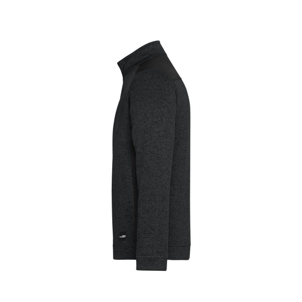 Immagine Men's Knitted Workwear Fleece Half-Zip - Strong