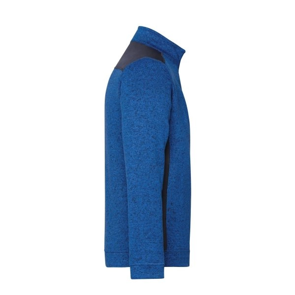 Immagine Men's Knitted Workwear Fleece Half-Zip - Strong