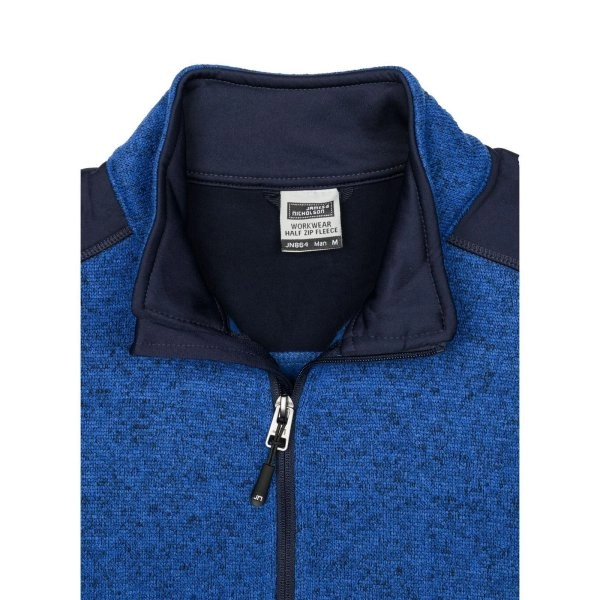 Immagine Men's Knitted Workwear Fleece Half-Zip - Strong