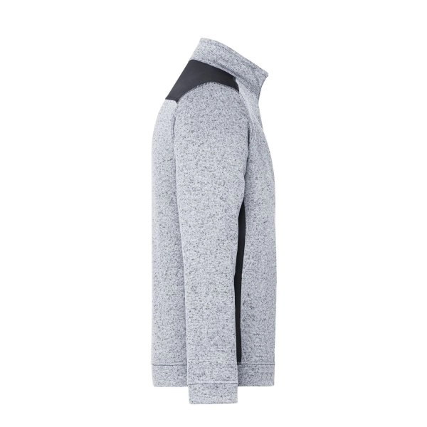 Immagine Men's Knitted Workwear Fleece Half-Zip - Strong