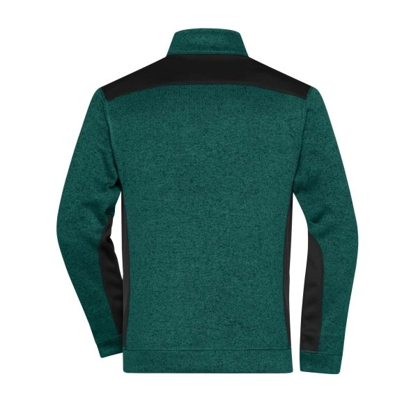 Immagine Men's Knitted Workwear Fleece Half-Zip - Strong