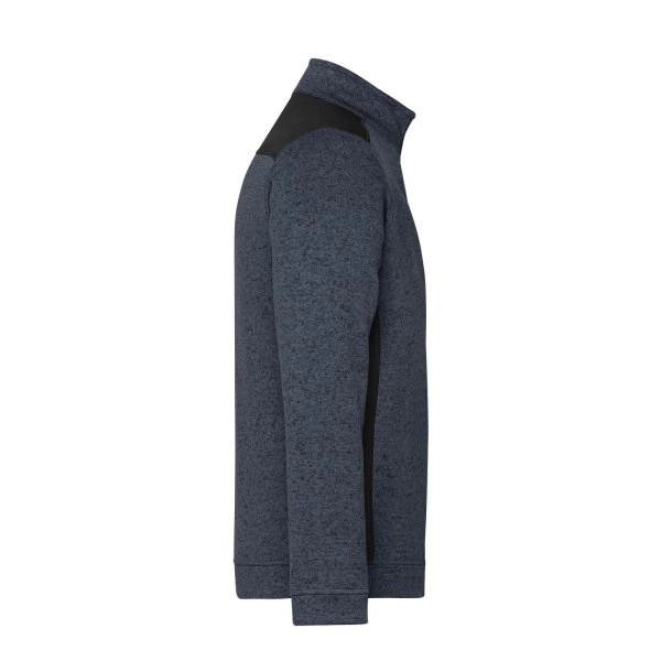 Immagine Men's Knitted Workwear Fleece Half-Zip - Strong