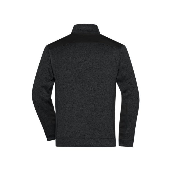 Immagine Men's Knitted Workwear Fleece Half-Zip - Strong
