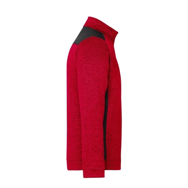 Immagine Men's Knitted Workwear Fleece Half-Zip - Strong