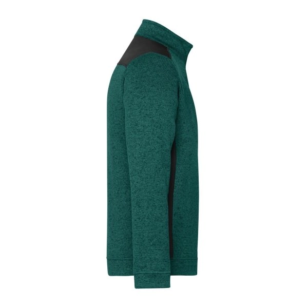 Immagine Men's Knitted Workwear Fleece Half-Zip - Strong