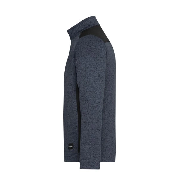 Immagine Men's Knitted Workwear Fleece Half-Zip - Strong