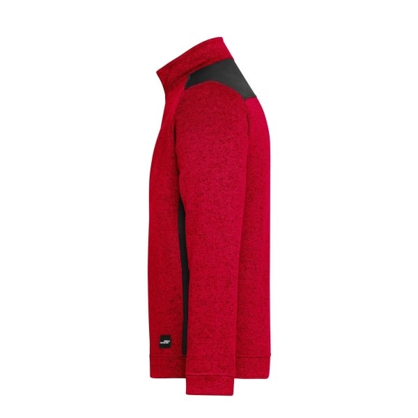 Immagine Men's Knitted Workwear Fleece Half-Zip - Strong