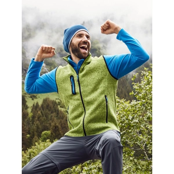 Immagine Men's Knitted Fleece Vest