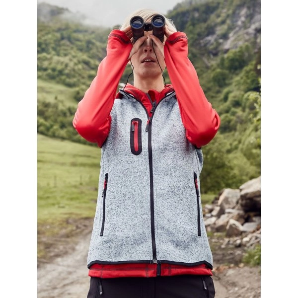 Immagine Ladies Knitted Fleece Vest