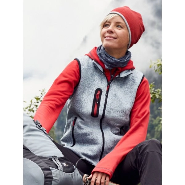 Immagine Ladies Knitted Fleece Vest