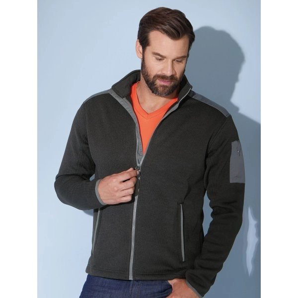 Immagine Men's Knitted Fleece Jacket
