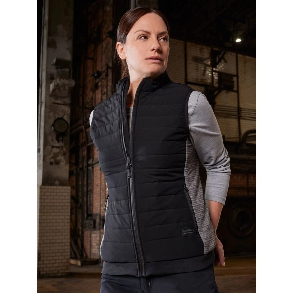 Immagine Ladies' Padded Hybrid Vest