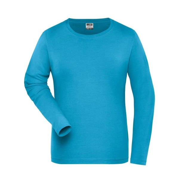 Immagine Ladies' Bio Stretch-Longsleeve Work - Solid