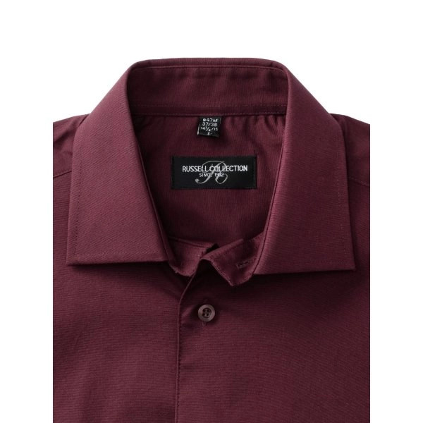 Immagine Men's Short Sleeve Easy Care Fitted Shirt