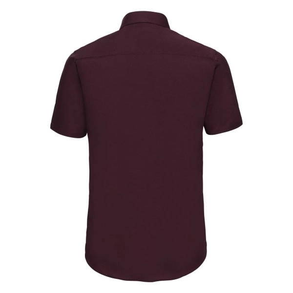 Immagine Men's Short Sleeve Easy Care Fitted Shirt