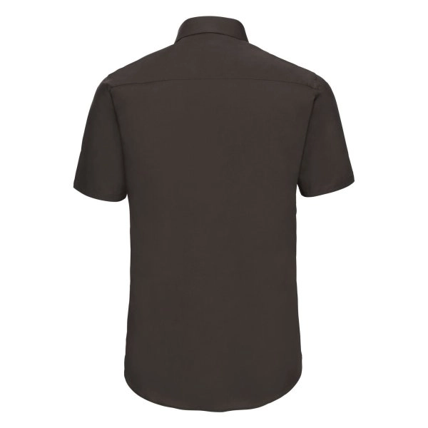 Immagine Men's Short Sleeve Easy Care Fitted Shirt