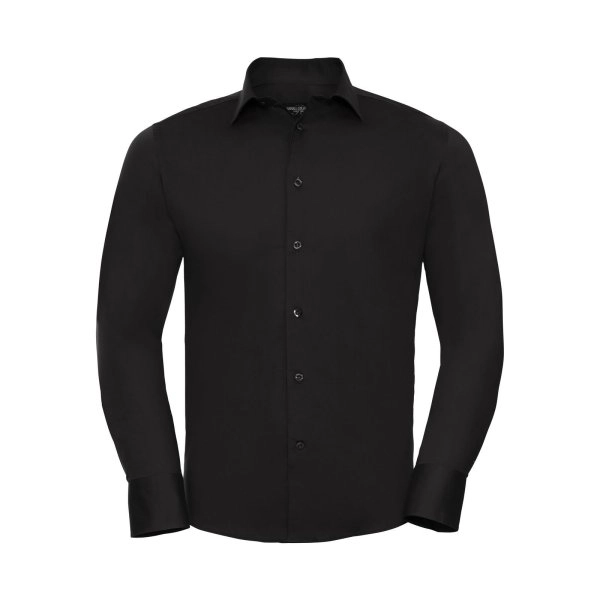 Immagine Men's Long Sleeve Easy Care Fitted Shirt