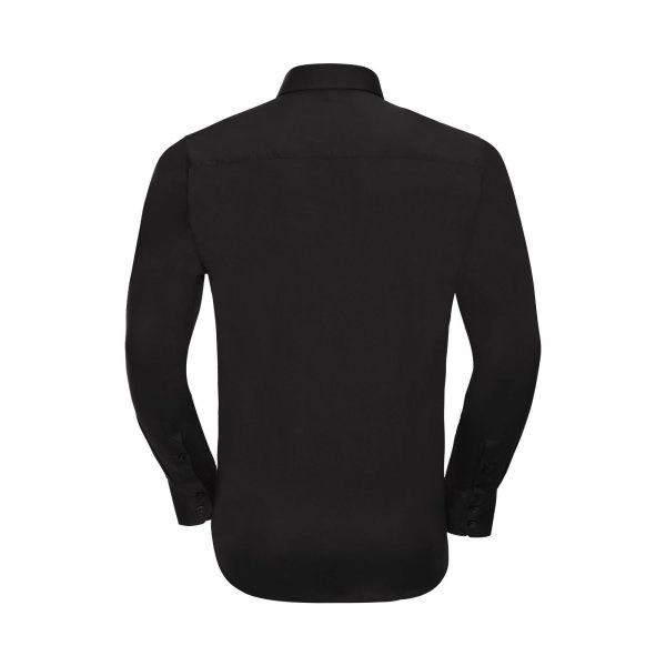 Immagine Men's Long Sleeve Easy Care Fitted Shirt