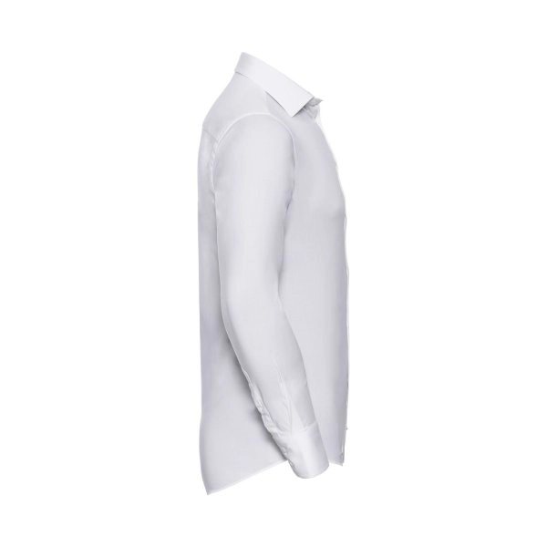 Immagine Men's Long Sleeve Easy Care Fitted Shirt