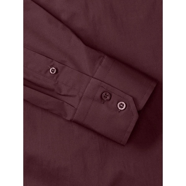 Immagine Men's Long Sleeve Easy Care Fitted Shirt