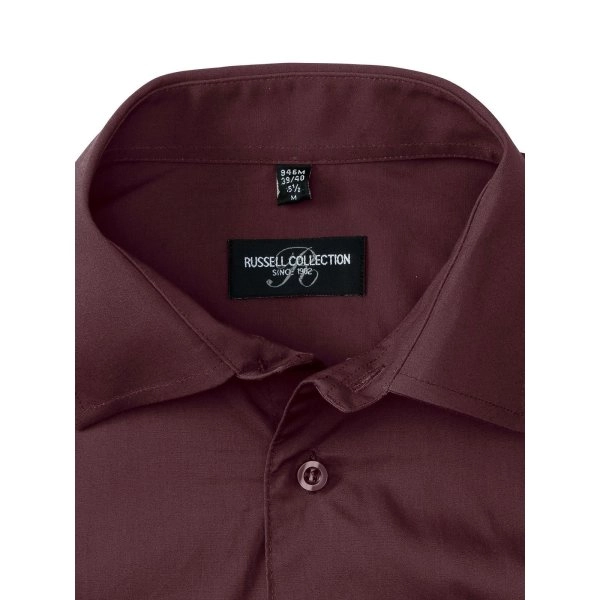 Immagine Men's Long Sleeve Easy Care Fitted Shirt