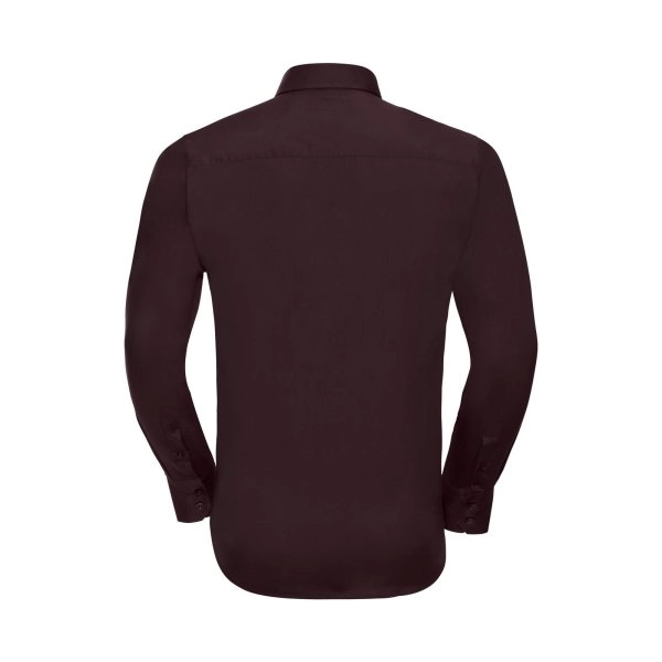 Immagine Men's Long Sleeve Easy Care Fitted Shirt