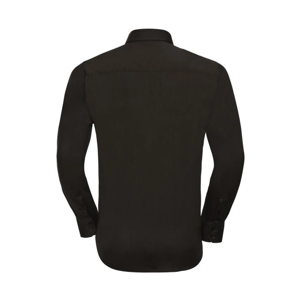 Immagine Men's Long Sleeve Easy Care Fitted Shirt