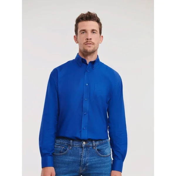 Men's Long Sleeve Easy Care Oxford Shirt