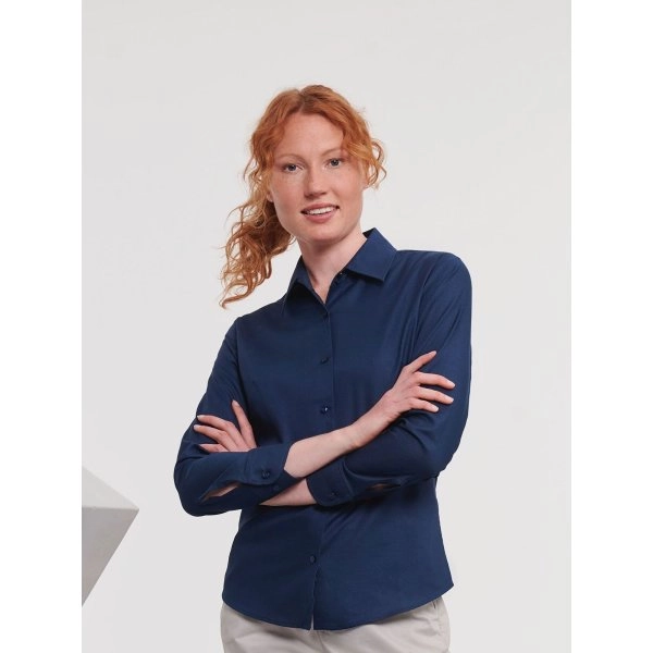 Immagine Ladies' Long Sleeve Easy Care Oxford Shirt